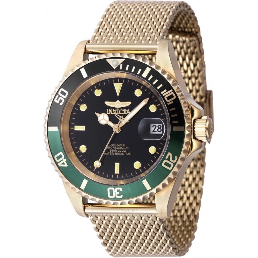 Invicta Pro Diver Automatic Black Dial Sprite Bezel Men's Watch 47723 - Dawson Watches