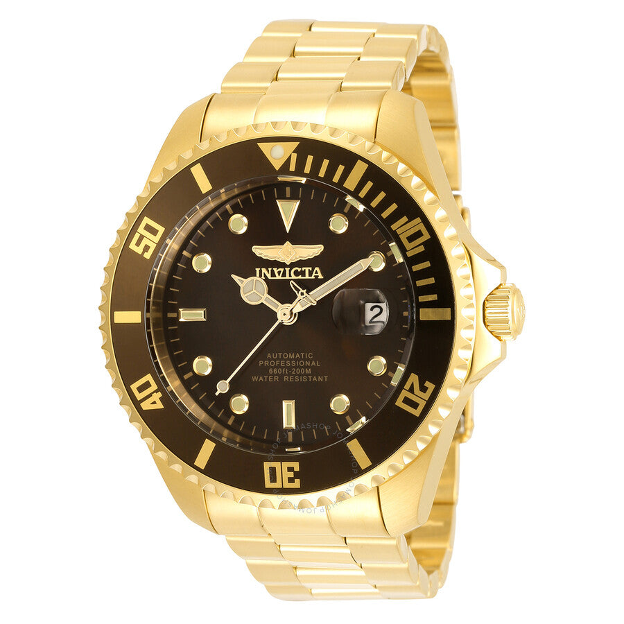 Invicta Pro Diver Automatic Brown Dial Men's Watch 35725 - Dawson Watches
