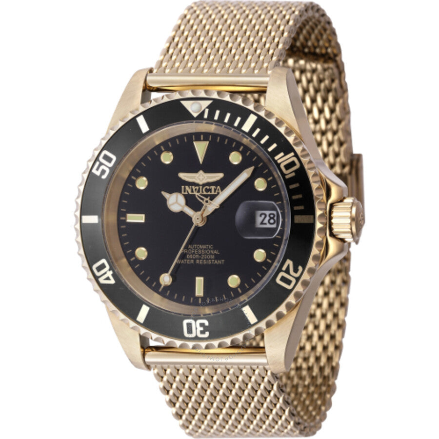 Invicta Pro Diver Automatic Date Black Dial Men's Watch 47722 - Dawson Watches