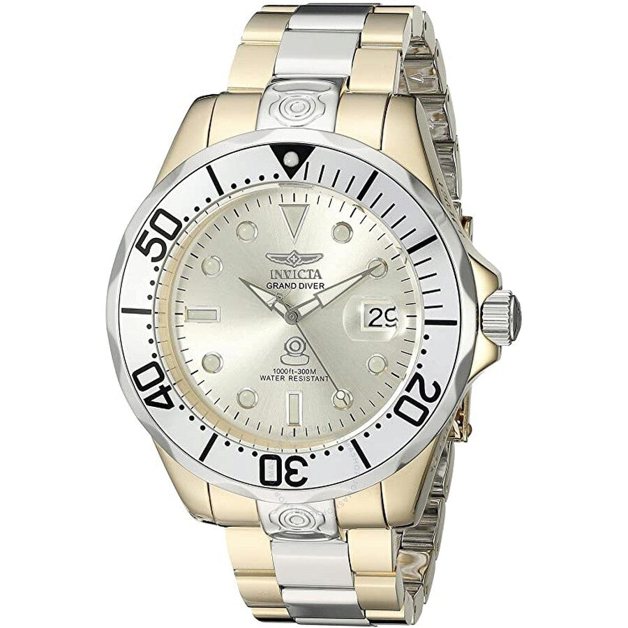 Invicta Pro Diver Automatic Gold Dial Grand Diver Men's Watch 16038 - Dawson Watches