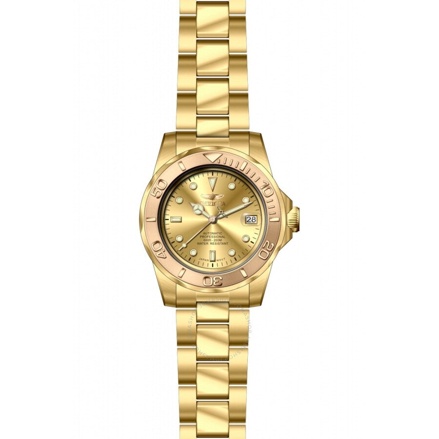 Invicta Pro Diver Automatic Gold Dial Men's Watch 13930 - The Watches Men & Co #2
