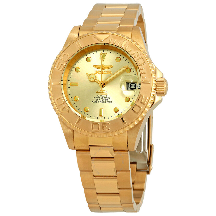 Invicta Pro Diver Automatic Gold Dial Men's Watch 9010OB - Dawson Watches