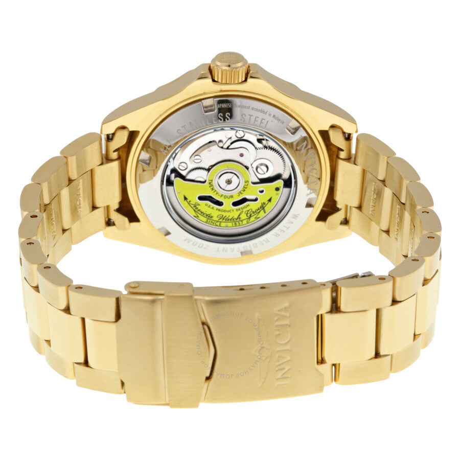 Invicta Pro Diver Automatic Black Dial Gold-plated Men's Watch 8929 - Dawson Watches #3