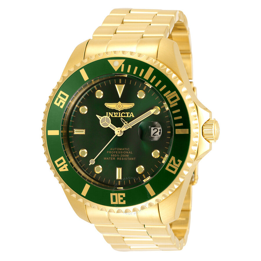 Invicta Pro Diver Automatic Green Dial Men's Watch 35724 - Dawson Watches
