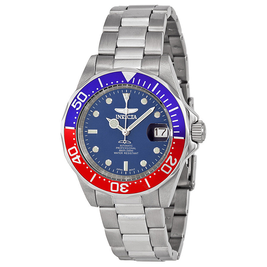 Invicta Pro Diver Automatic Blue Dial Pepsi Bezel Men's Watch 5053 - Dawson Watches