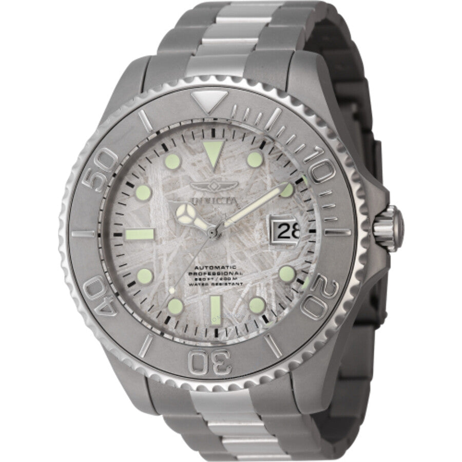 Invicta Pro Diver Automatic Rhodium Dial Titanium Men's Watch 45673 - Dawson Watches