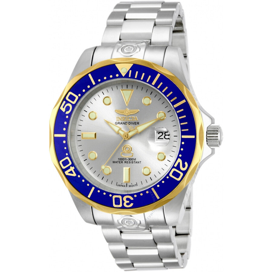 Invicta Pro Diver Automatic Silver Dial Stainless Steel Men's Watch 13789 - Dawson Watches