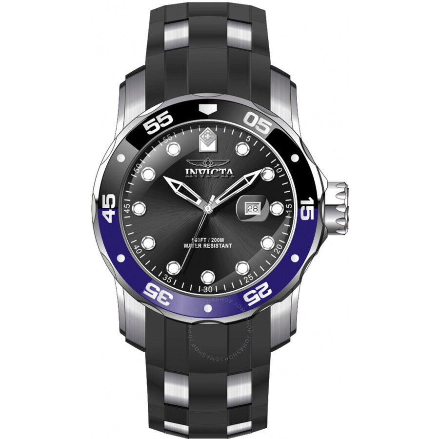 Invicta Pro Diver Black Dial Batman Bezel Men's Watch 39106 - The Watches Men & Co #2