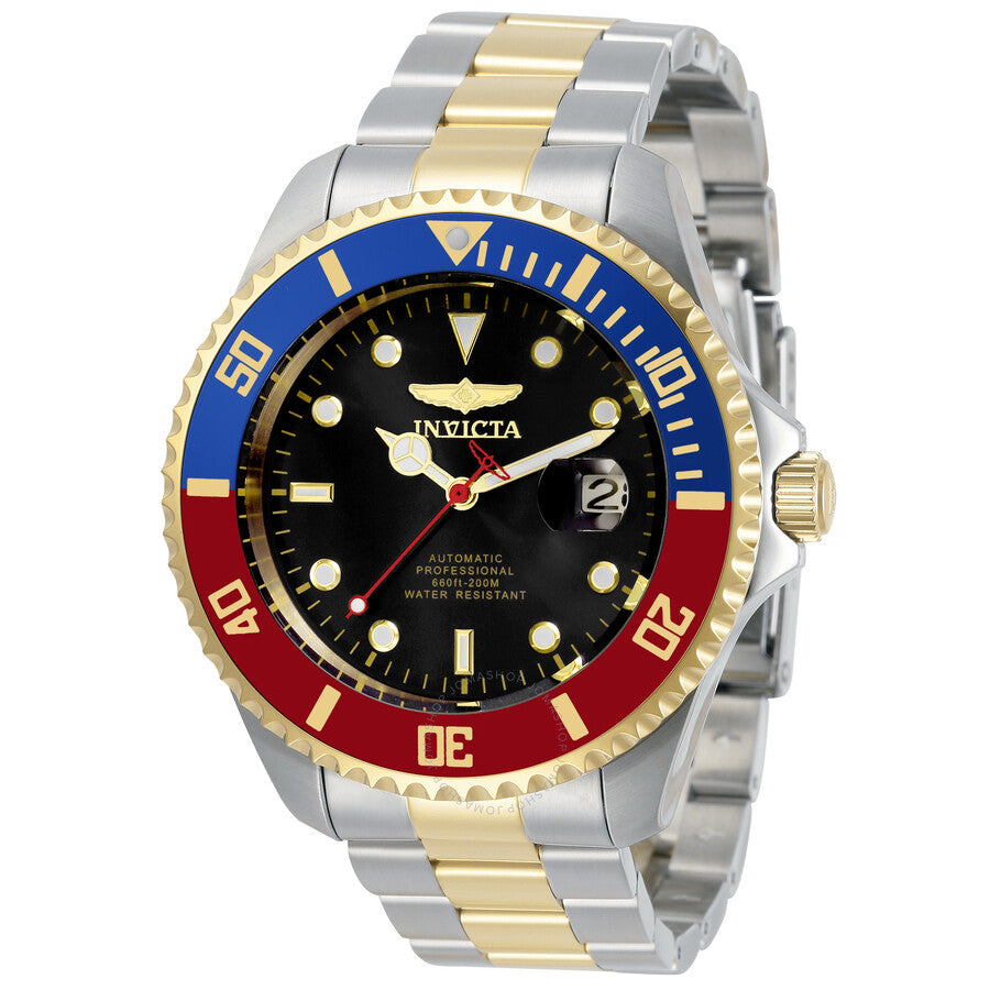Invicta Pro Diver Black Dial Pepsi Bezel Men's Watch 34043 - Dawson Watches