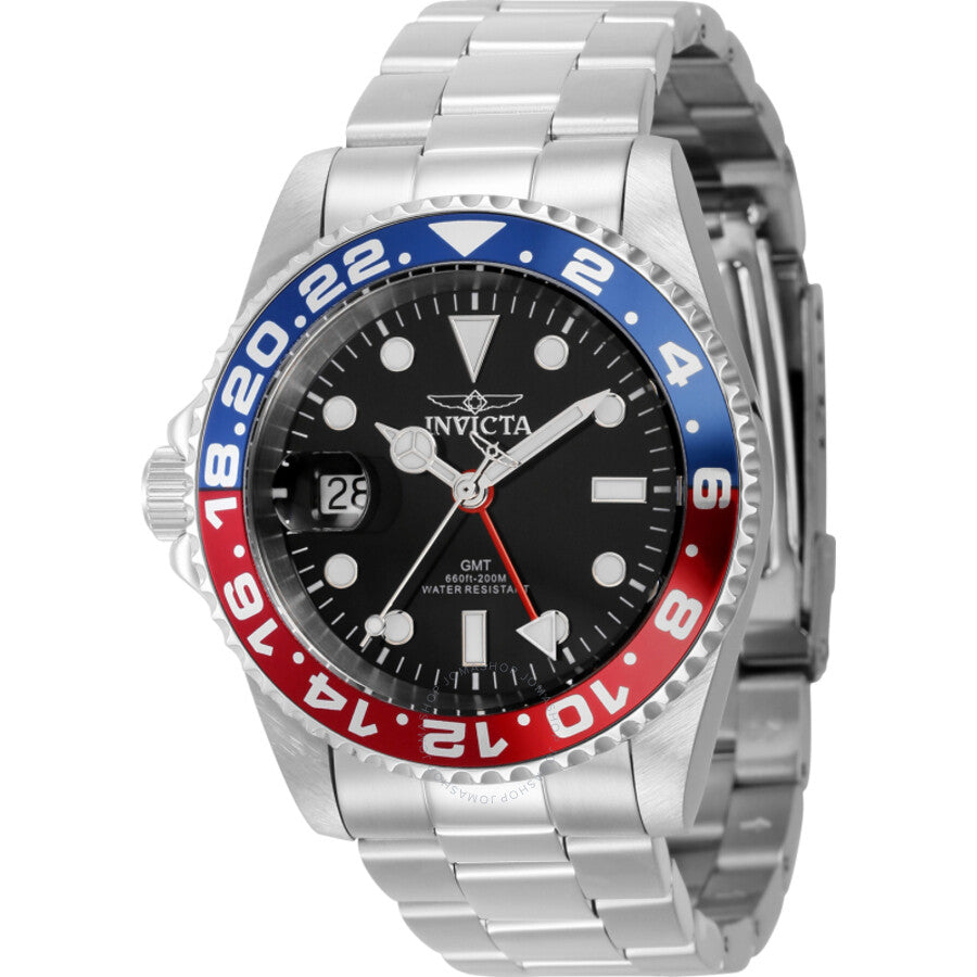 Invicta Pro Diver Black Dial Pepsi Bezel Men's Watch 43961 - Dawson Watches