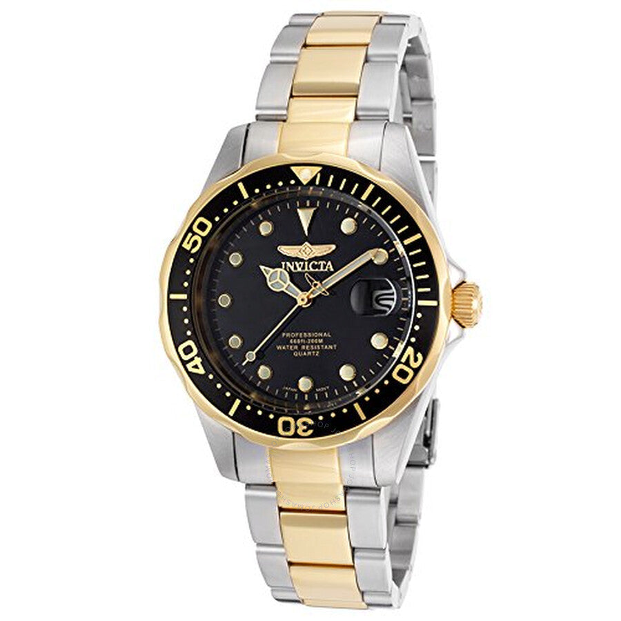 Invicta Pro Diver Black Dial Two-tone Men's Watch 17049 - Dawson Watches