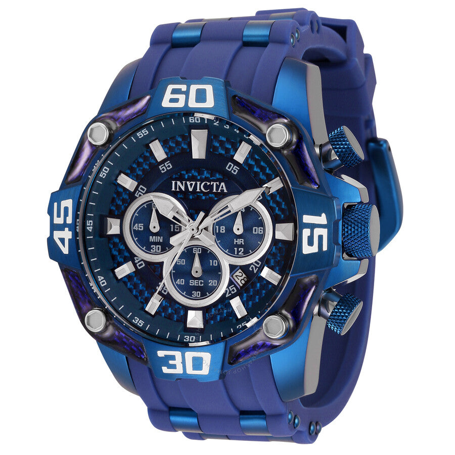 Invicta Pro Diver Chronograph Quartz Blue Dial Men's Watch 33842 - Dawson Watches