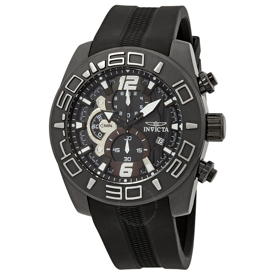 Invicta Pro Diver Chronograph Black Dial Men's Watch 24163 - Dawson Watches
