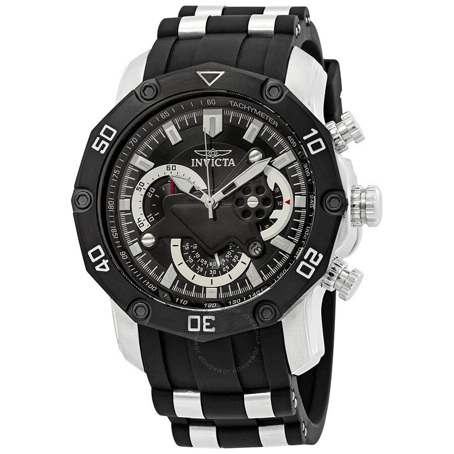 Invicta Pro Diver Chronograph Black Dial Men's Watch 22797 - Dawson Watches