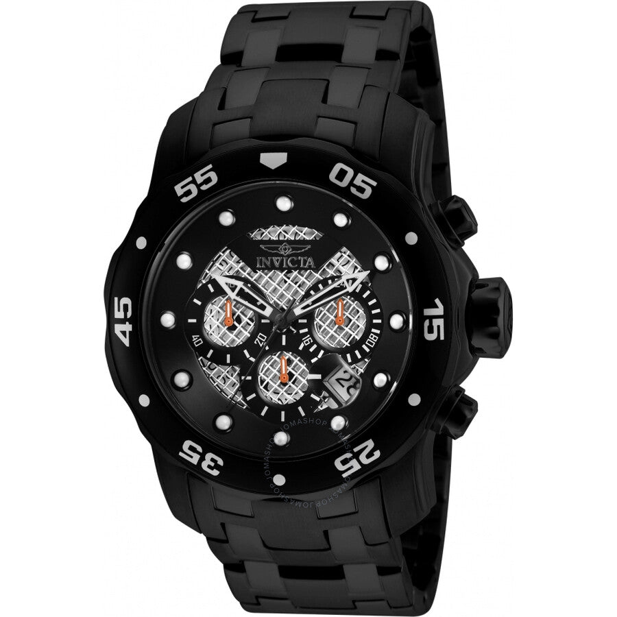Invicta Pro Diver Chronograph Black Dial Men's Watch 25334 - Dawson Watches