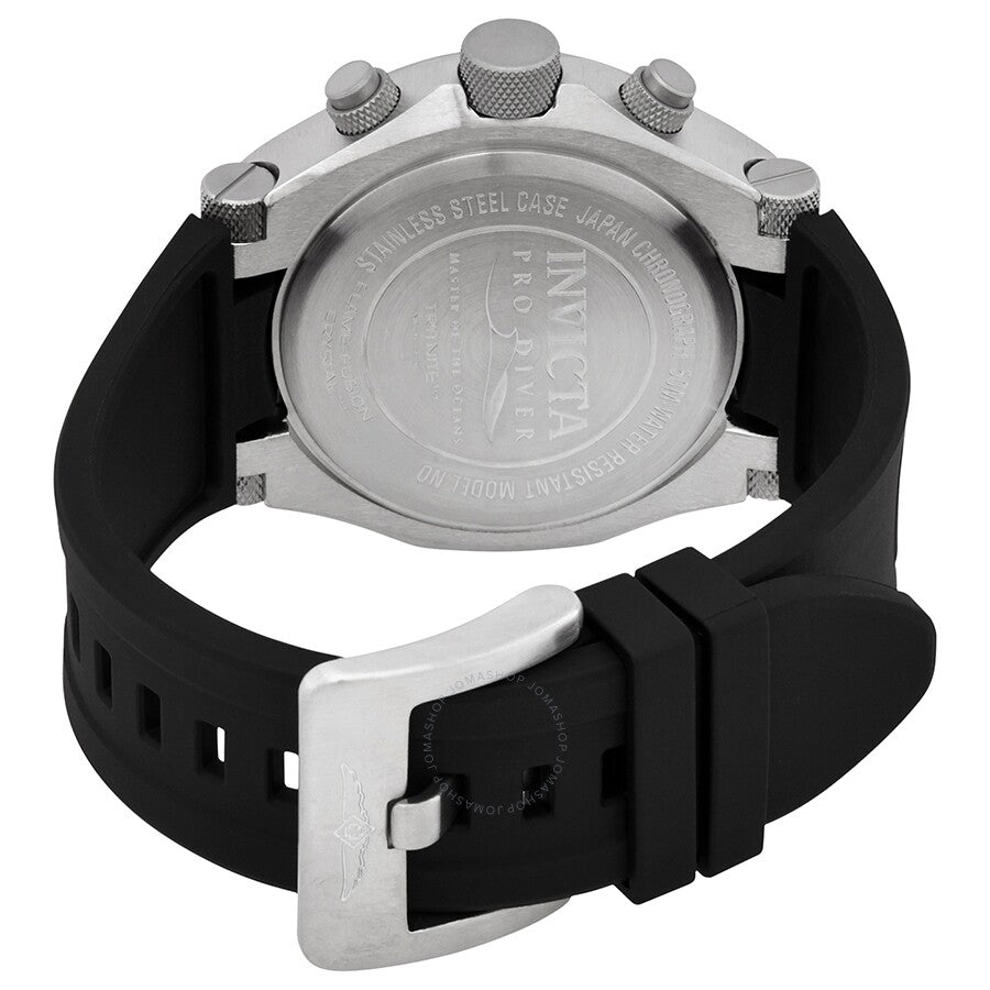 Invicta Pro Diver Chronograph Blue Dial Black Polyurethane Men's Watch 17813 - Dawson Watches #3