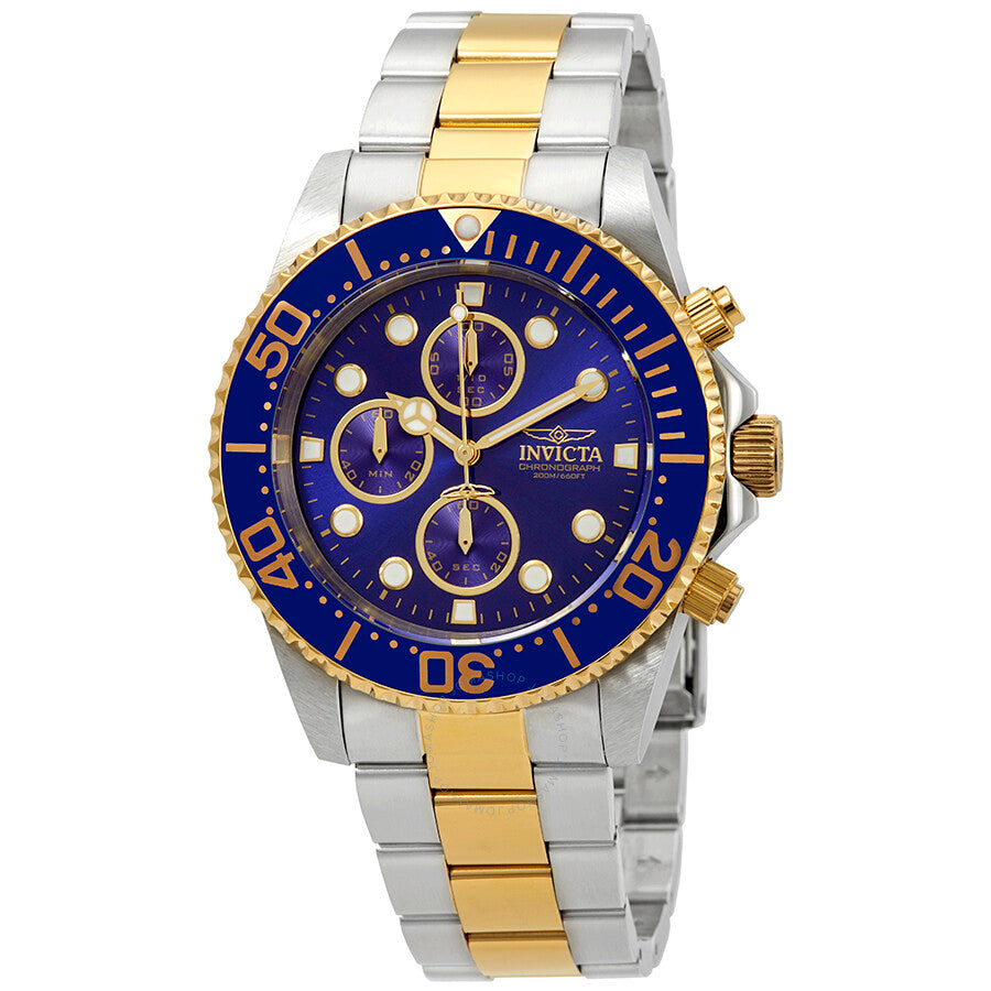 Invicta Pro Diver Chronograph Blue Dial Men's Watch 1773 - Dawson Watches