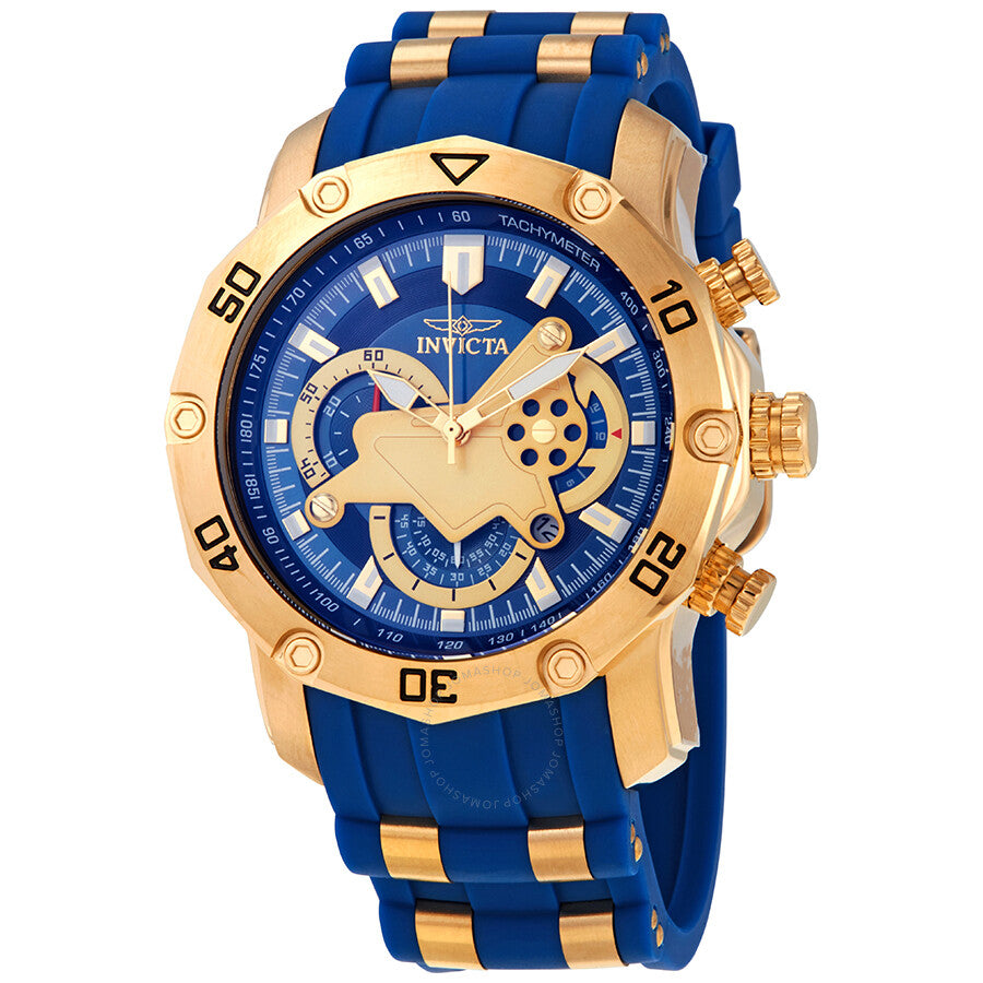 Invicta Pro Diver Chronograph Blue Dial Men's Watch 22798 - Dawson Watches