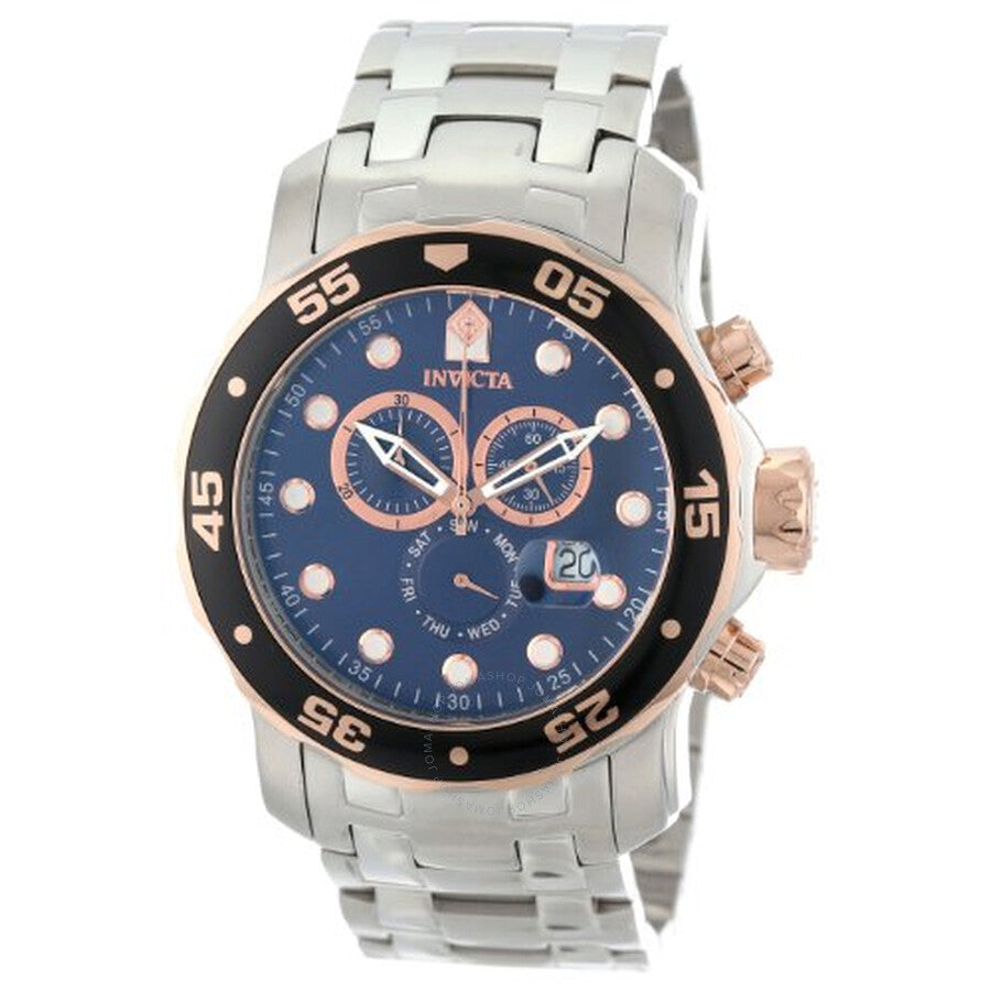 Invicta Pro Diver Chronograph Blue Dial Stainless Steel Men's Watch 80038 - Dawson Watches