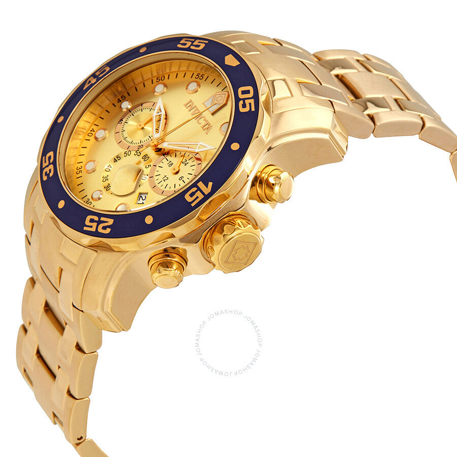 Invicta Pro Diver Chronograph Champagne Dial Men's Watch 80068 - Dawson Watches #2