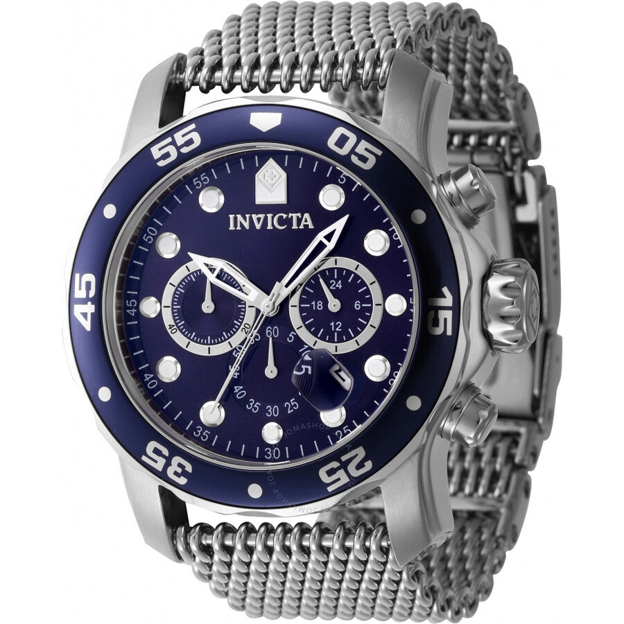 Invicta Pro Diver Chronograph Date GMT Quartz Blue Dial Men's Watch 47237 - Dawson Watches