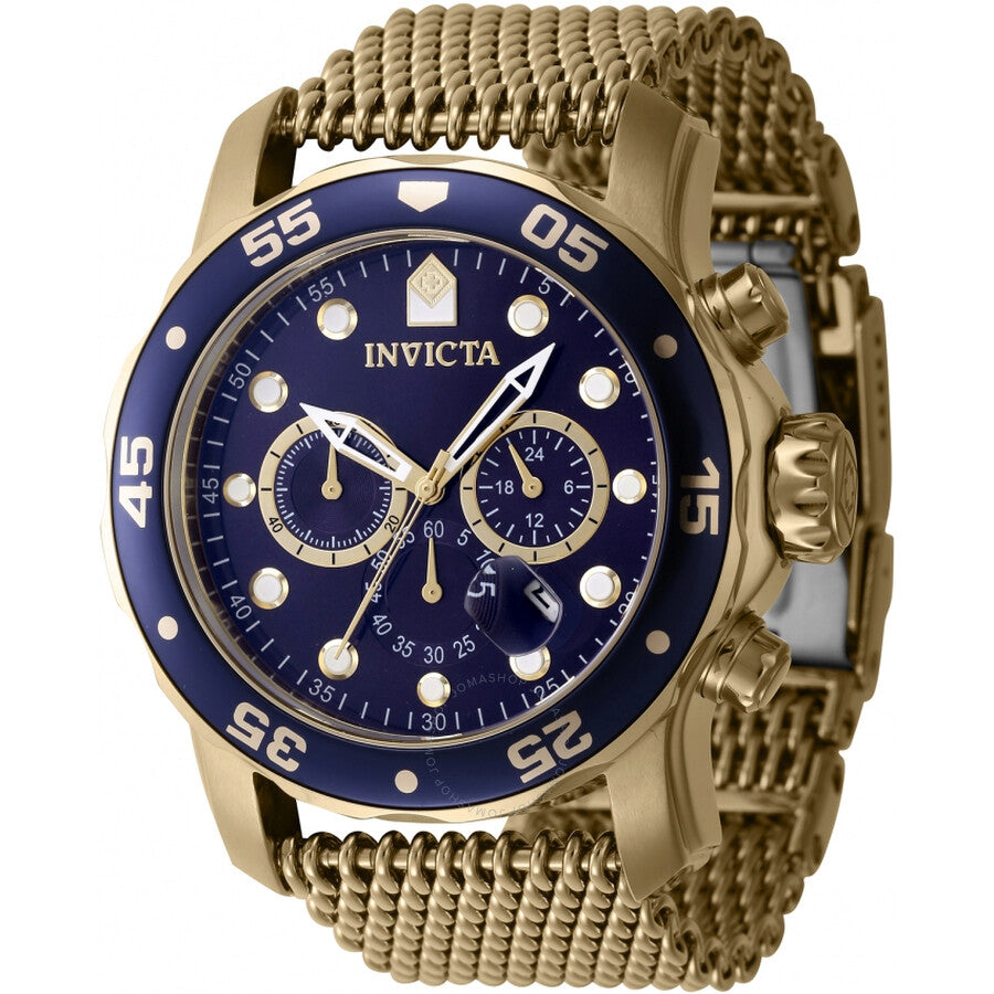 Invicta Pro Diver Chronograph GMT Date Quartz Blue Dial Men's Watch 47239 - Dawson Watches