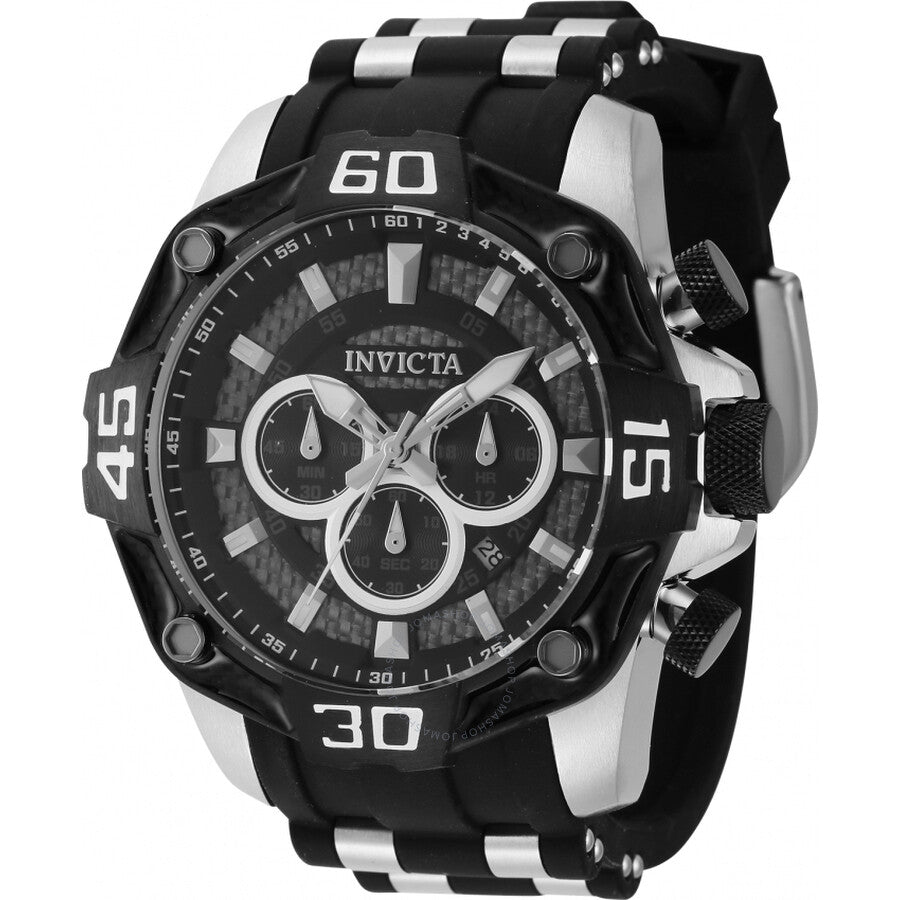Invicta Pro Diver Chronograph GMT Quartz Black Dial Men's Watch 44704 - Dawson Watches
