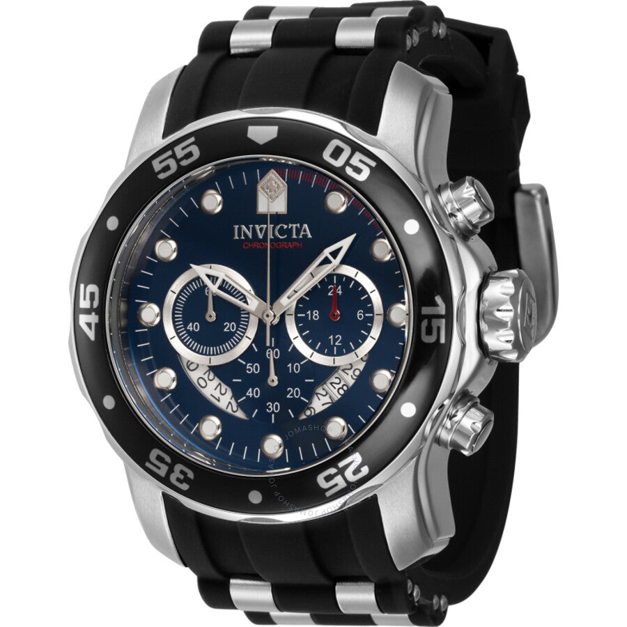 Invicta Pro Diver Chronograph GMT Quartz Blue Dial Men's Watch 40476 - Dawson Watches