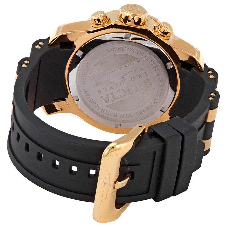 Invicta Pro Diver Chronograph Black Semi-Transparent Dial Men's Watch 6981 - Dawson Watches #3