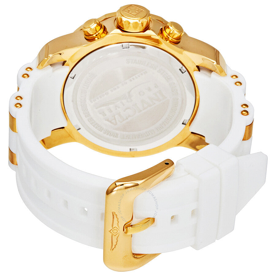 Invicta Pro Diver Chronograph Mother of Pearl White Polyurethane Men's Watch 20288 - Dawson Watches #3
