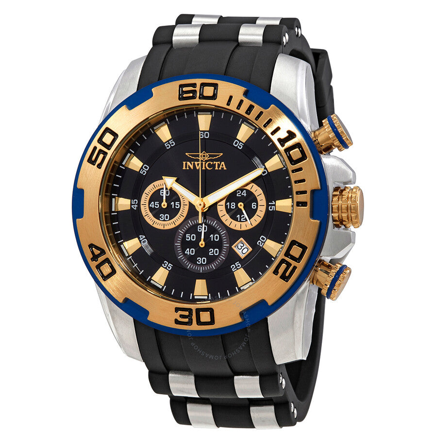 Invicta Pro Diver Chronograph Quartz Black Dial Men's Watch 30765 - Dawson Watches