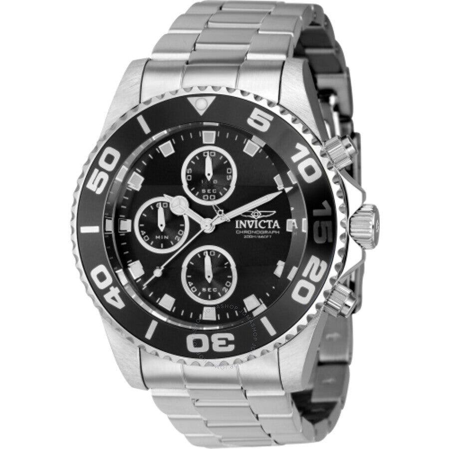Invicta Pro Diver Chronograph Quartz Black Dial Men's Watch 43405 - Dawson Watches