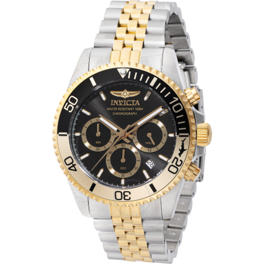 Invicta Pro Diver Chronograph Quartz Black Dial Men's Watch 44720 - Dawson Watches