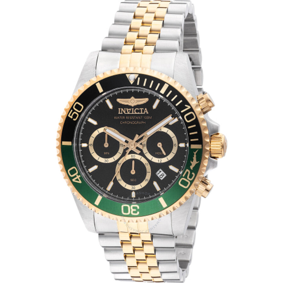 Invicta Pro Diver Chronograph Quartz Black Dial Men's Watch 48116 - Dawson Watches