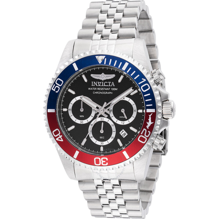 Invicta Pro Diver Chronograph Quartz Black Dial Men's Watch 48117 - Dawson Watches