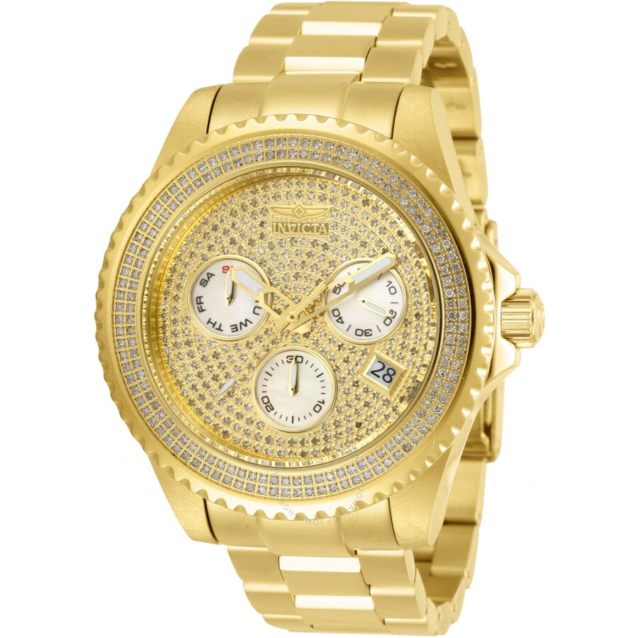 Invicta Pro Diver Chronograph Quartz Pave Dial Men's Watch 30332 - Dawson Watches