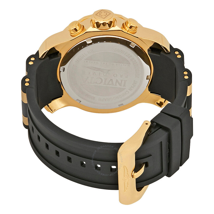 Invicta Pro Diver Chronograph Silver Dial Black Polyurethane Men's Watch 6985 - Dawson Watches #3