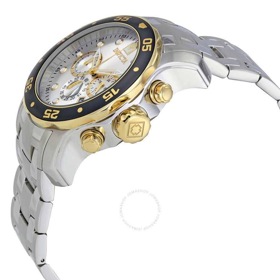 Invicta Pro Diver Chronograph Silver Dial Men's Watch 80040 - Dawson Watches #2