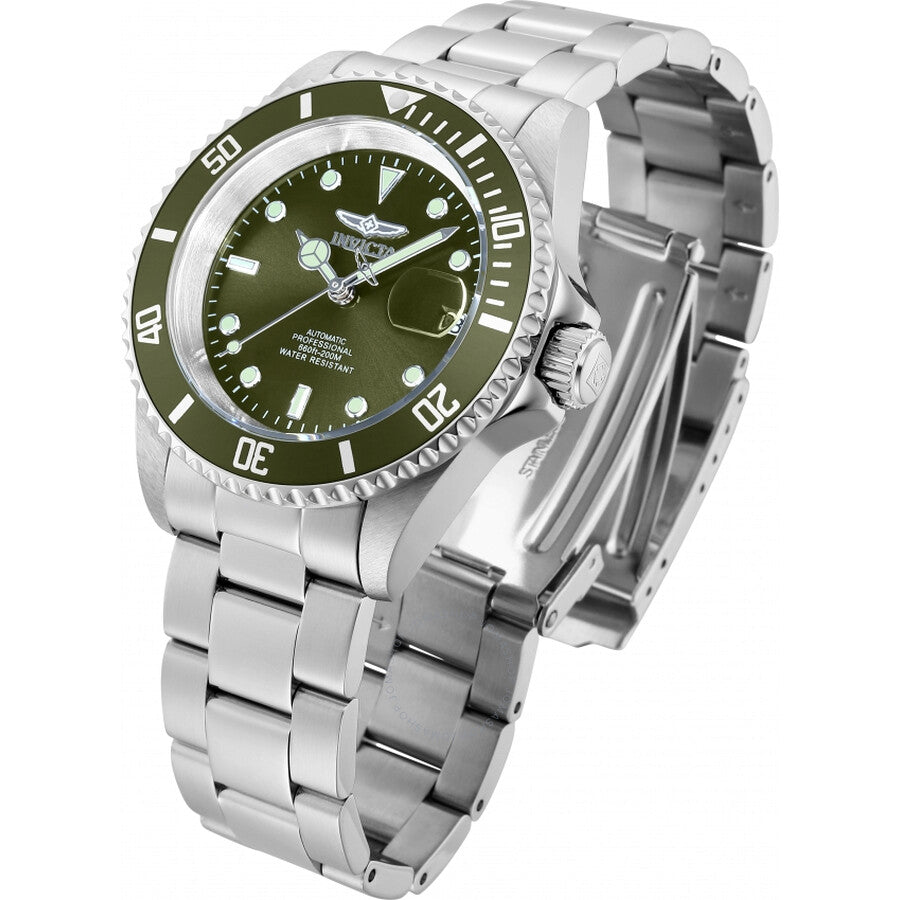 Invicta Pro Diver Date Automatic Green Dial Men's Watch 35690 - Dawson Watches #2