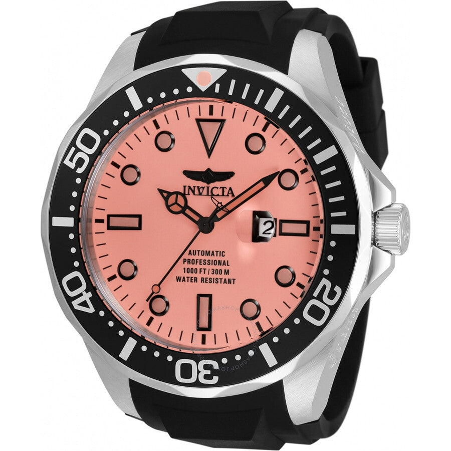 Invicta Pro Diver Date Automatic Red Dial Men's Watch 33606 - Dawson Watches
