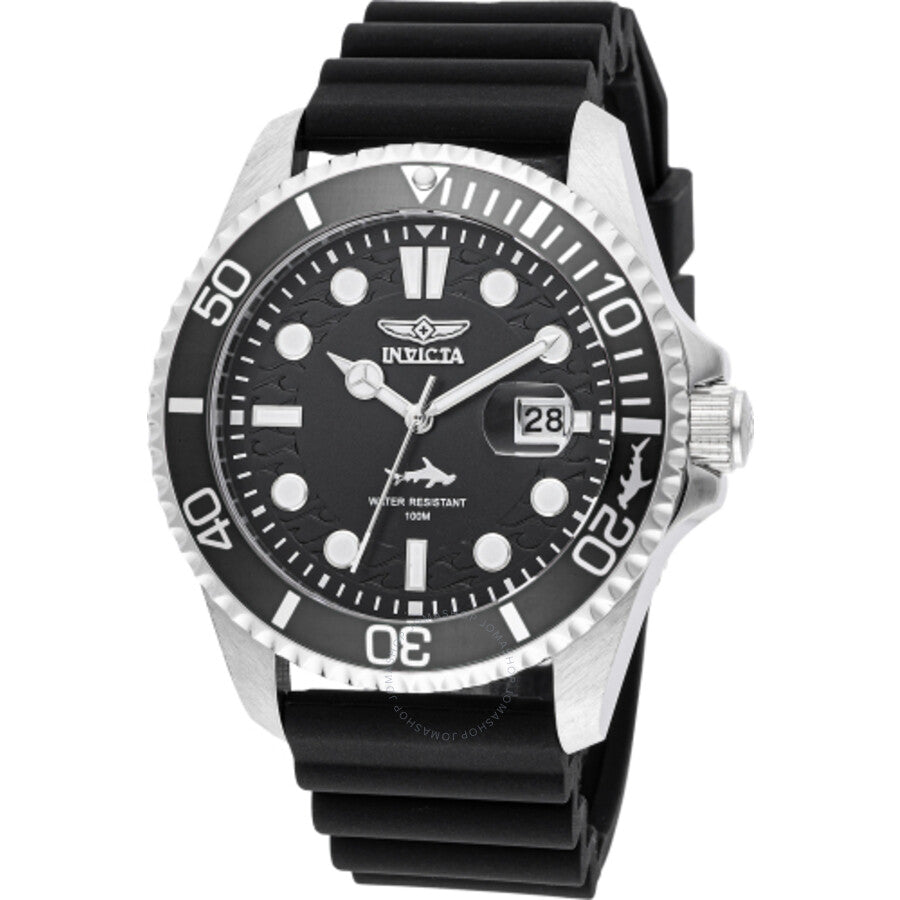 Invicta Pro Diver Date Quartz Black Dial Men's Watch 47161 - Dawson Watches
