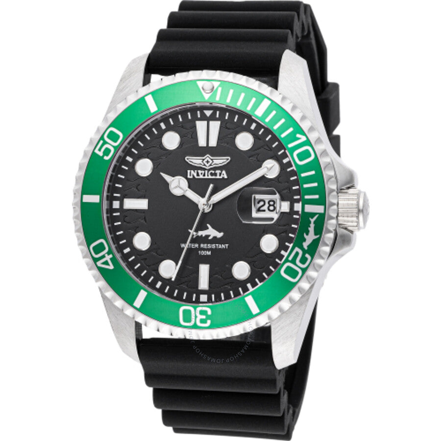 Invicta Pro Diver Date Quartz Black Dial Men's Watch 47166 - Dawson Watches