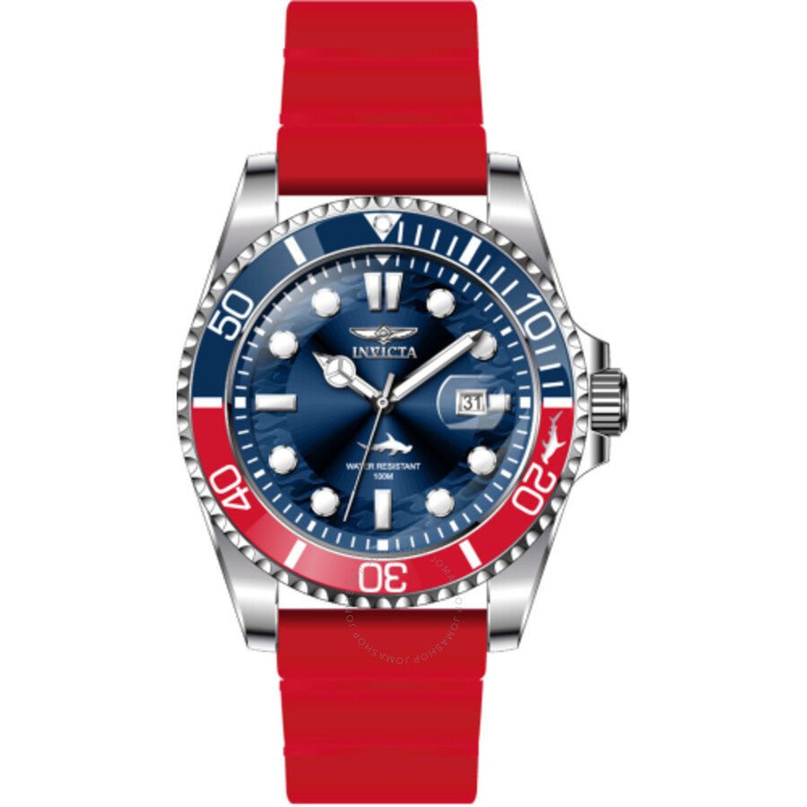 Invicta Pro Diver Date Quartz Blue Dial Pepsi Bezel Men's Watch 47164 - Dawson Watches