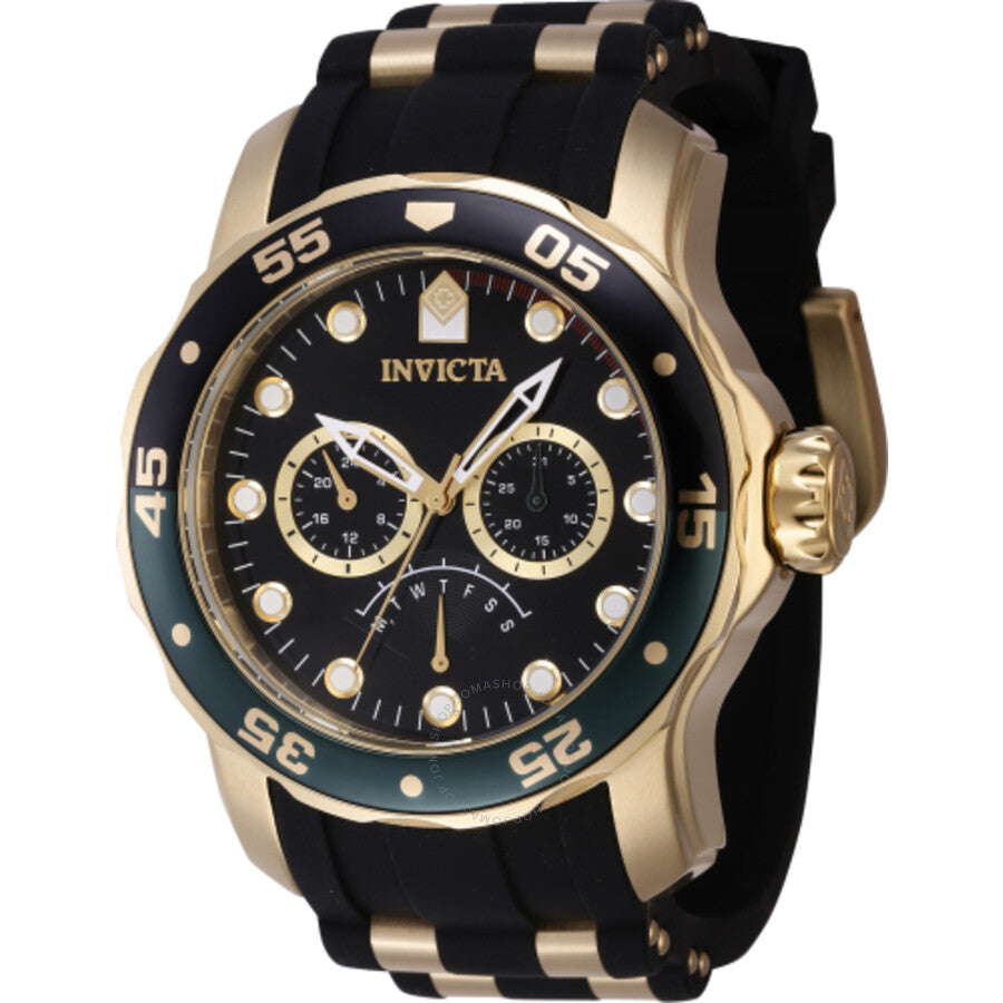 Invicta Pro Diver GMT Quartz Black Dial Men's Watch 46969 - Dawson Watches