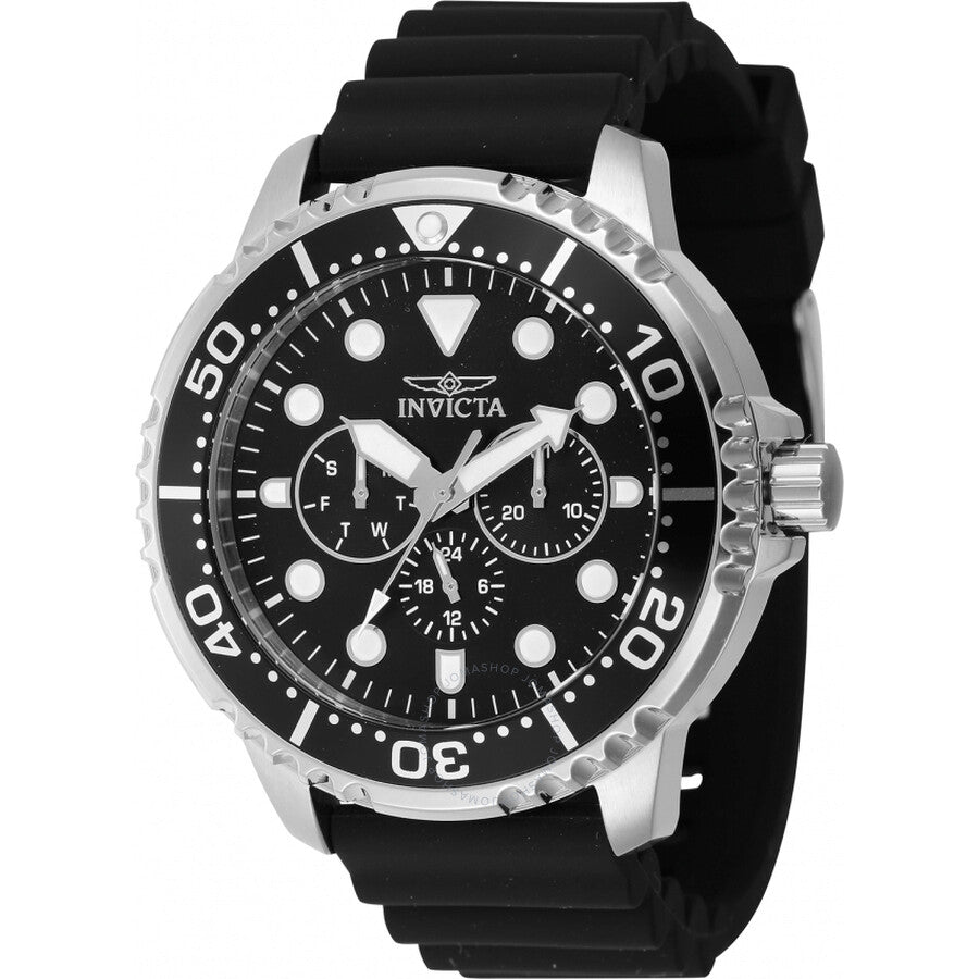 Invicta Pro Diver GMT Quartz Black Dial Men's Watch 47234 - Dawson Watches