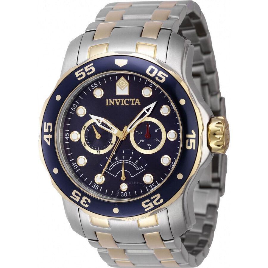 Invicta Pro Diver GMT Retrograde Quartz Blue Dial Men's Watch 47001 - Dawson Watches