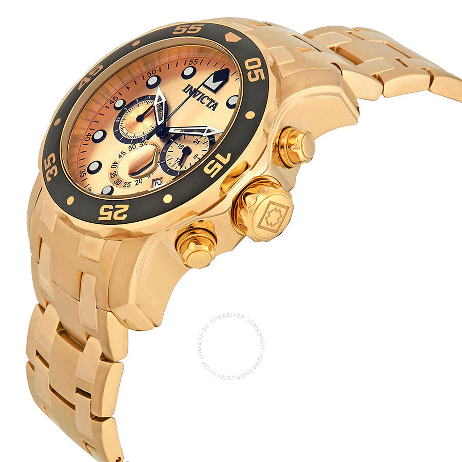 Invicta Pro Diver Gold-tone Dial Men's Chronograph Watch ILE0072A - Dawson Watches #2