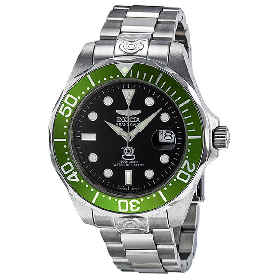 Invicta Pro Diver Grand Diver Black Dial Automatic Men's Watch 3047 - Dawson Watches