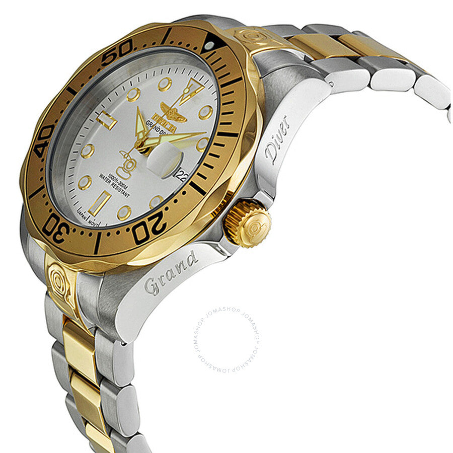 Invicta Pro Diver Grand Diver Automatic Silver Dial Men's Watch 3050 - Dawson Watches #2