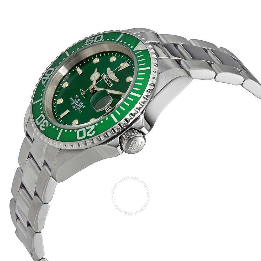 Invicta Pro Diver Quartz Green Dial Men's Watch 24947 - Dawson Watches #2